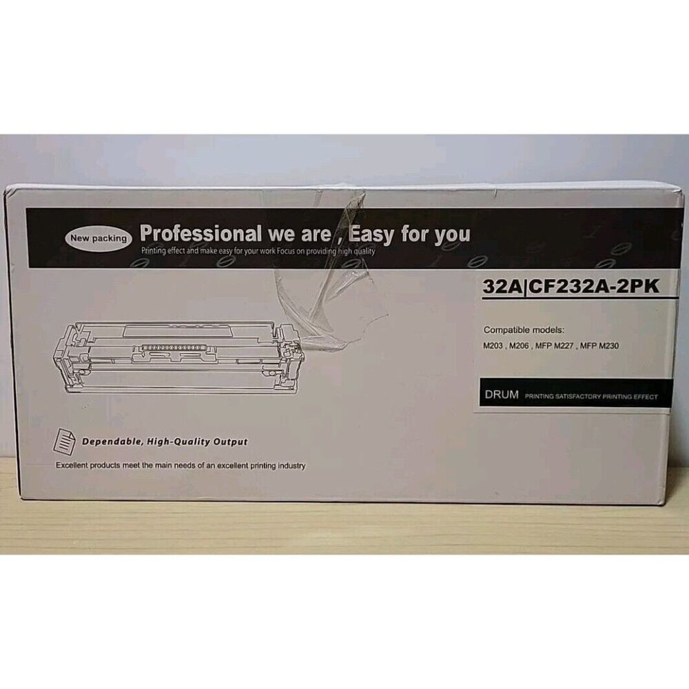2 CF232A 32A Drum‎ Units Compatible for HP Laserjet Pro M203dw MFP Two Open Box